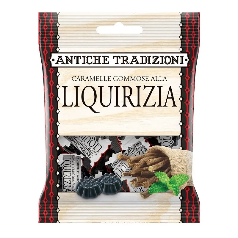 Antiche Tradizioni Caramelle Gommose Liquirizia Senza Glutine 50g