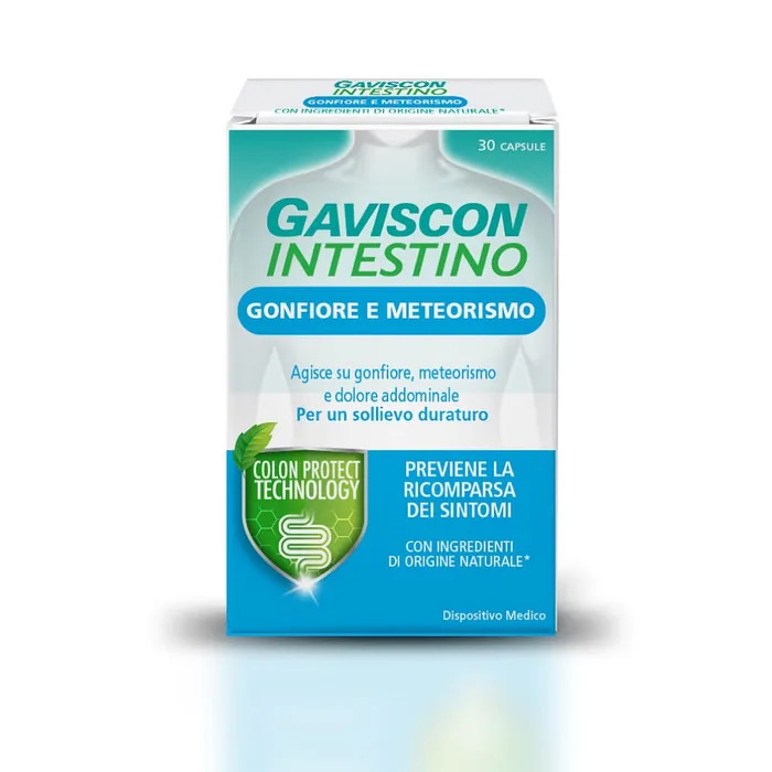 Gaviscon Intestino Gonfiore e Meteorismo Dispositivo Medico 30 Capsule