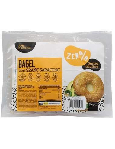Probios Zer% Bagel Grano Saraceno Senza Glutine Morbido 85 grammi