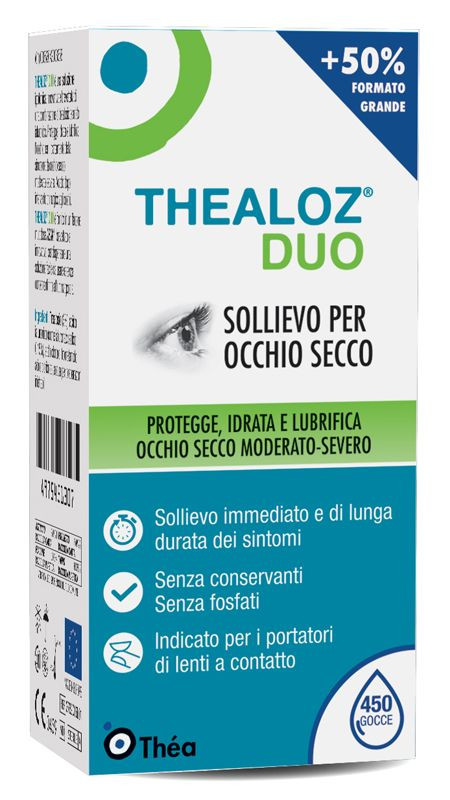 Thealoz Duo Soluzione Oftalmica Lubrificante Senza Conservanti 15ml