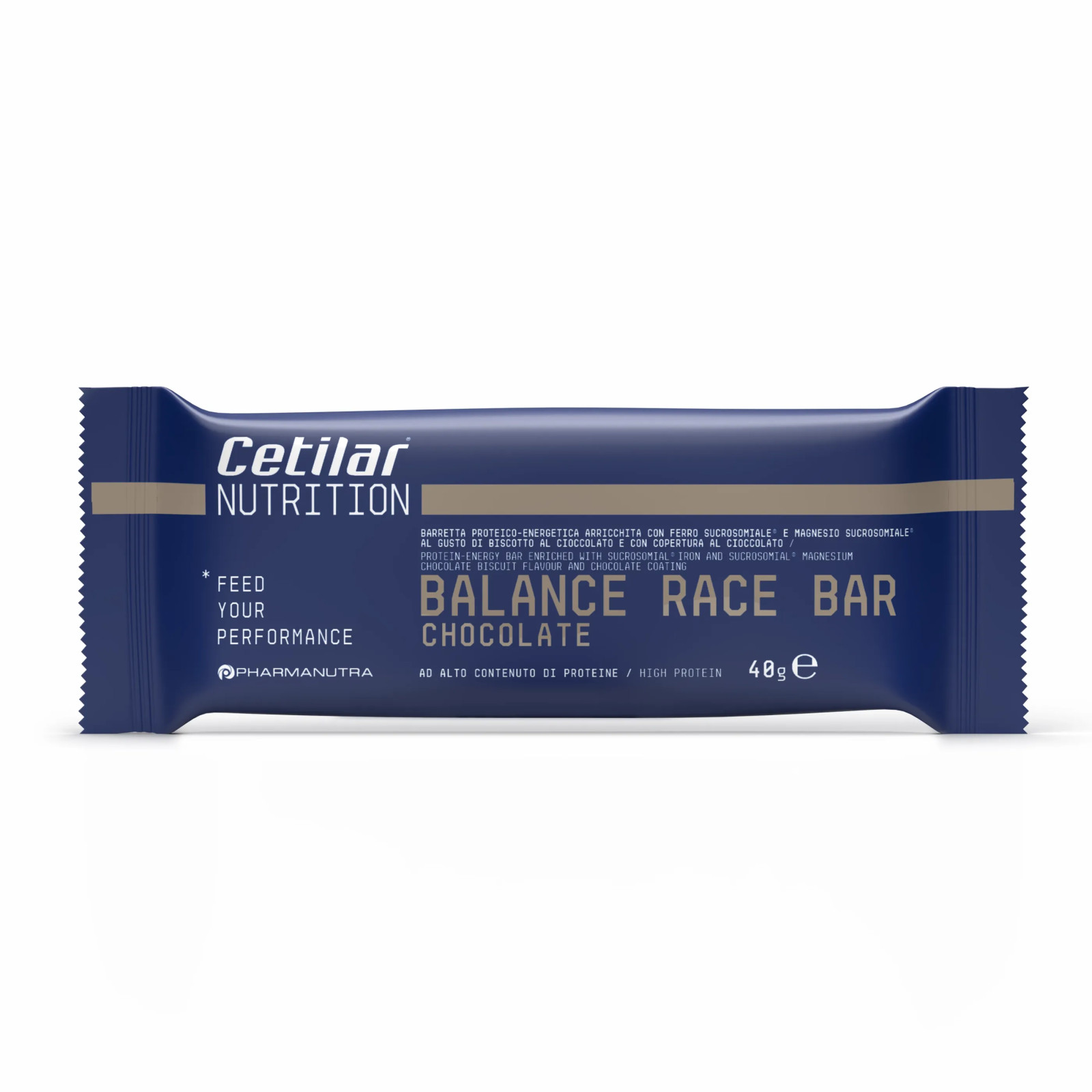 Pharmanutra Balance Race Barretta Proteica Cioccolato con Ferro e Magnesio 40g