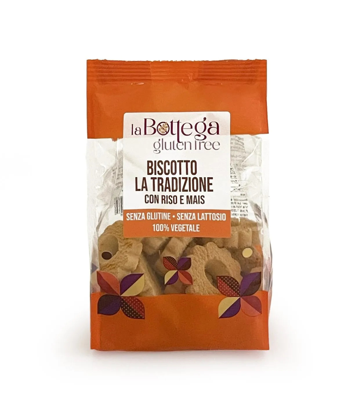 La Bottega Gluten Free Biscotti Vaniglia Riso e Mais Senza Glutine e Lattosio 35g