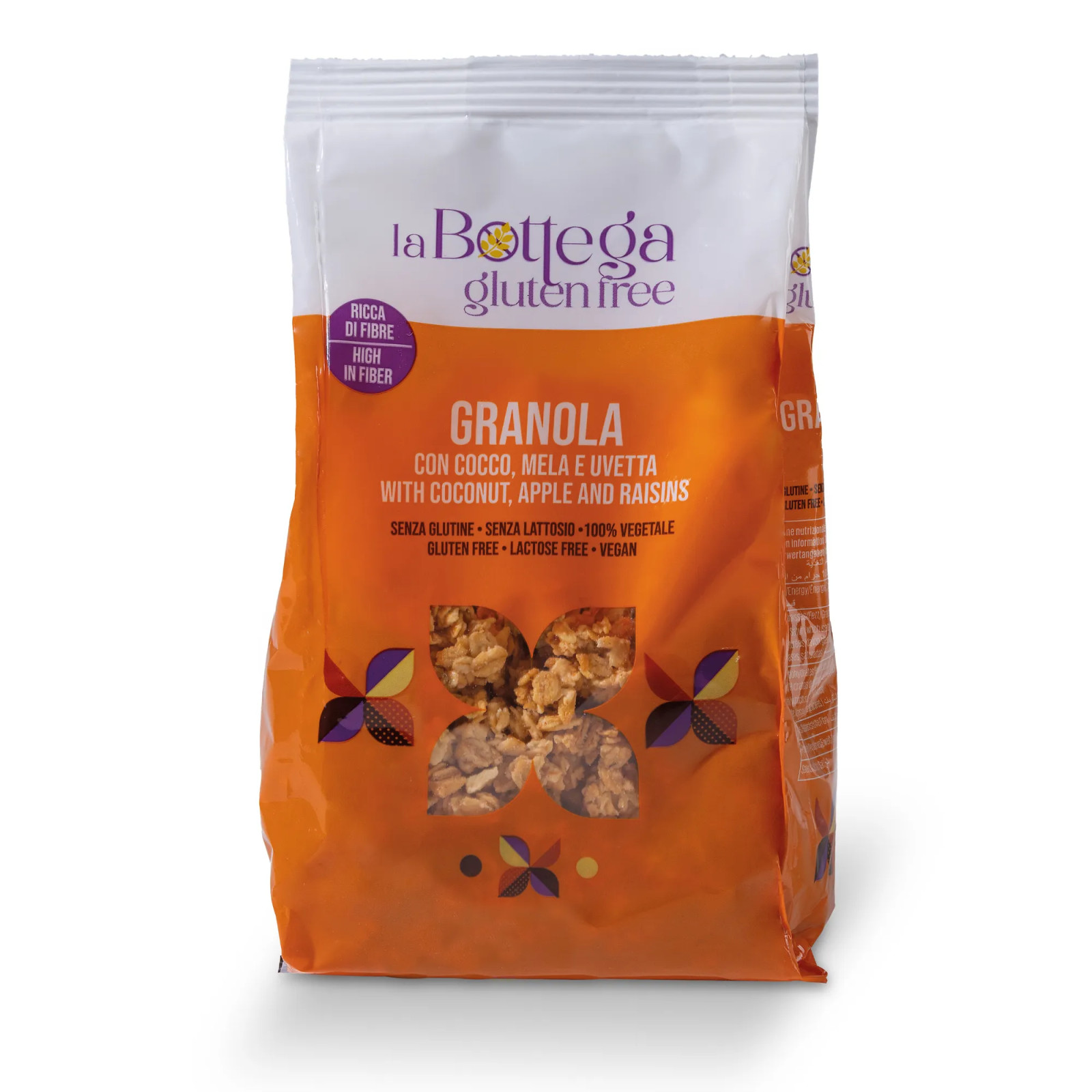 La Bottega Gluten Free Granola Cocco Mela Uvetta Senza Glutine 300g