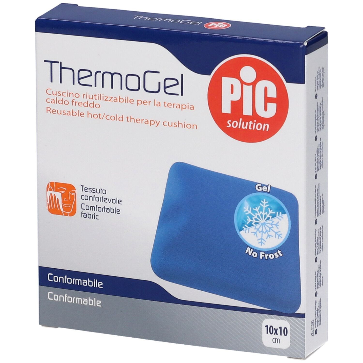 Thermogel Cuscino Termico Terapia Caldo Freddo Riutilizzabile 10x10 cm