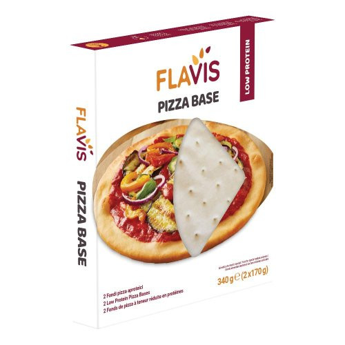 Flavis Base per Pizza Senza Glutine Aproteica Alta Fibra 2 Pezzi 340g