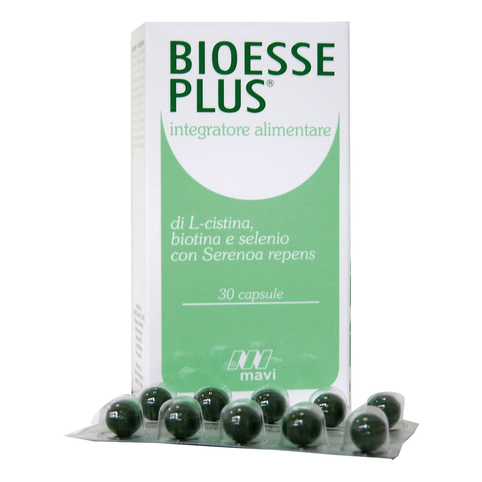 Mavi Bioesse Plus Integratore Capelli e Unghie con Biotina e Selenio 30 Capsule