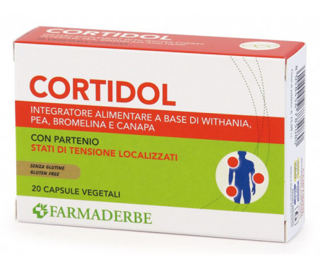 Cortidol Integratore Antinfiammatorio Naturale con Withania 20 Capsule