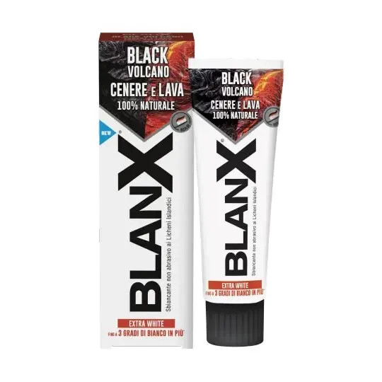 Blanx Black Volcano Dentifricio Sbiancante Vegan Friendly 75 ml