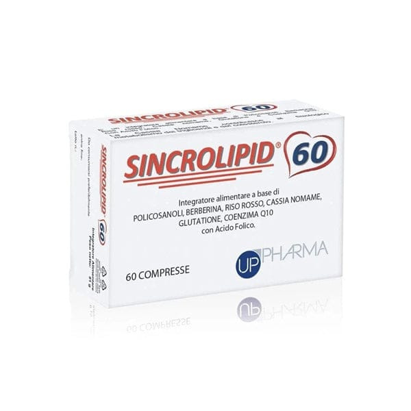 Up Pharma Sincrolipid Integratore Colesterolo e Trigliceridi 60 Compresse Nuova Formula