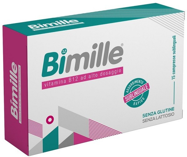 Ecosalute Bimille Integratore Vitamina B12 15 Compresse Sublinguali