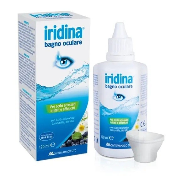 Iridina Bagno Oculare Soluzione Idratante Lenitiva Occhi Irritati 360 ml