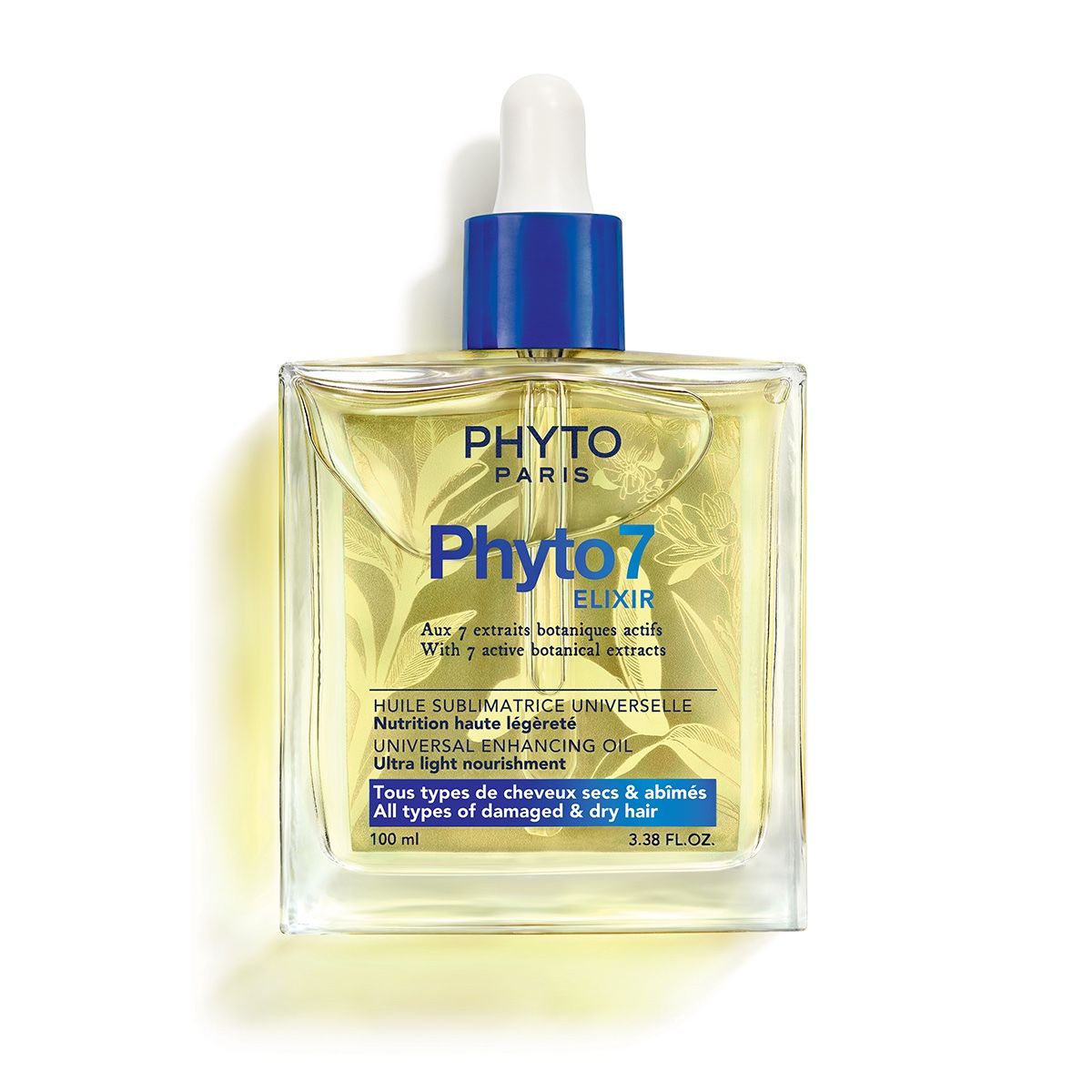 Phyto Phyto7 Elixir Olio Sublimante Universale per Tutti i Tipi di Capelli 100 ml