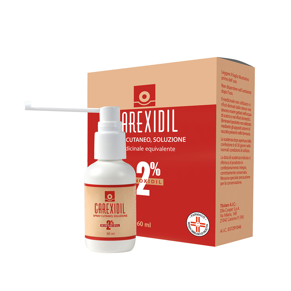 Carexidil Soluzione Cutanea 2% 60 ml
