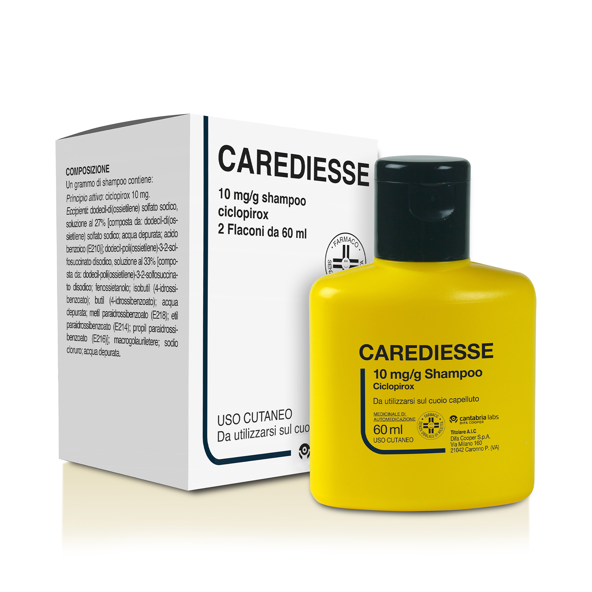 Carediesse Shampoo Dermatite Seborroica 2 x 60 ml
