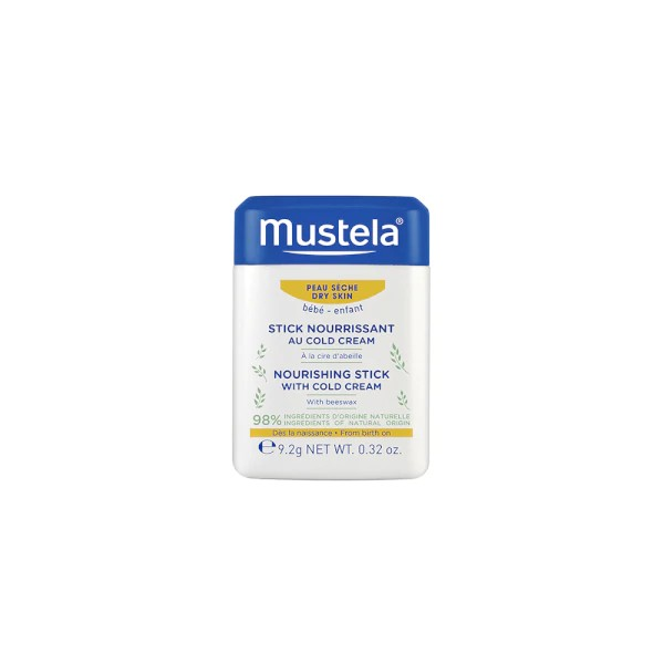 Mustela Stick Nutriente per Labbra e Zone Secche alla Cold Cream 9,2 g