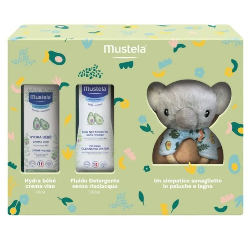 Mustela Cofanetto Koala Detergente Delicato 200 ml + Crema Viso 40 ml + 1 Peluche Koala