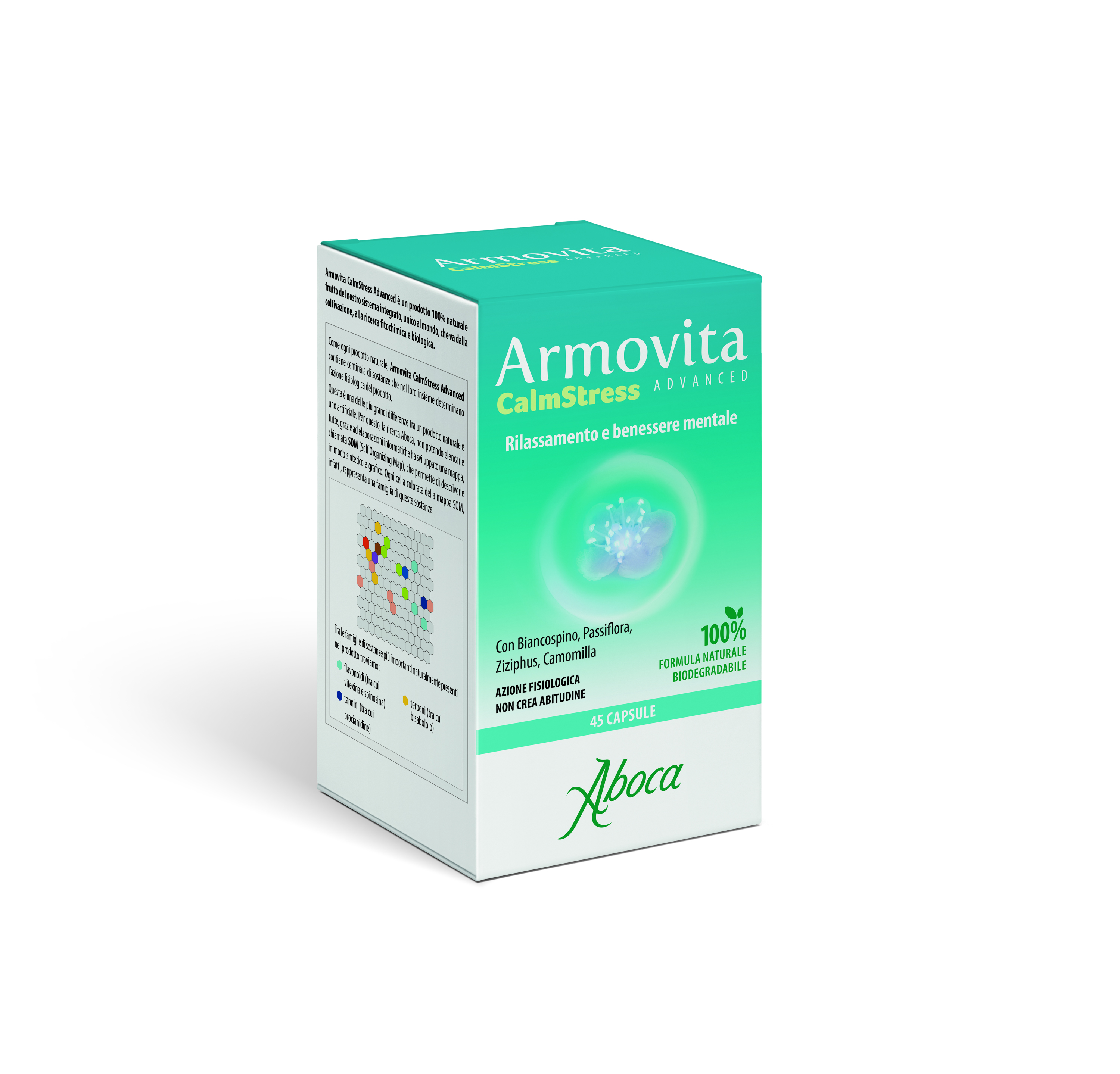 Aboca Armovita CalmStress Advanced Rilassamento e Benessere Mentale 45 capsule