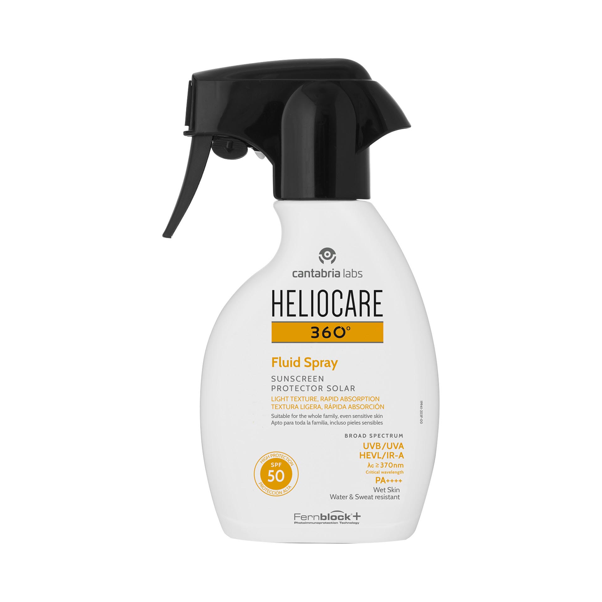 Heliocare 360° Fluid Spray Spf 50 Protezione Solare Corpo 250 ml