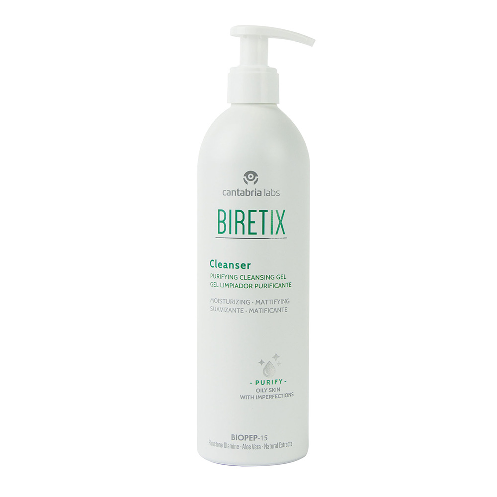 Biretix Cleanser Detergente Viso e Corpo Purificante Pelli Grasse 400 ml