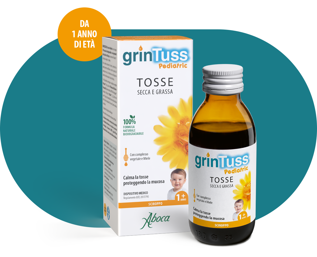 Aboca Grintuss Pediatric Sciroppo Tosse Bambini 180 g