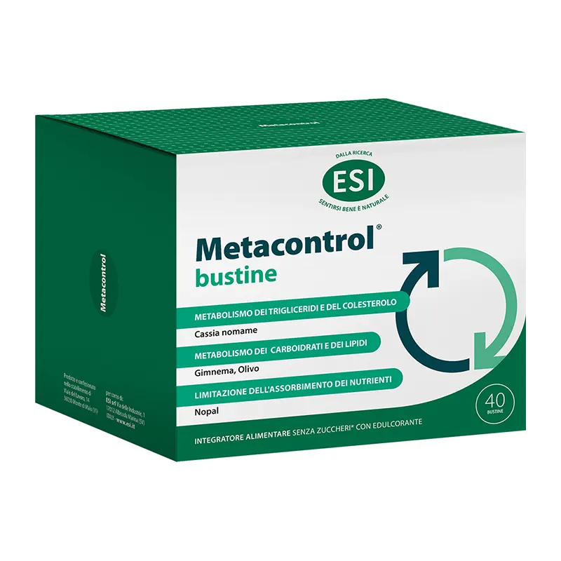 Esi Metacontrol Integratore per Sindrome Metabolica 40 bustine