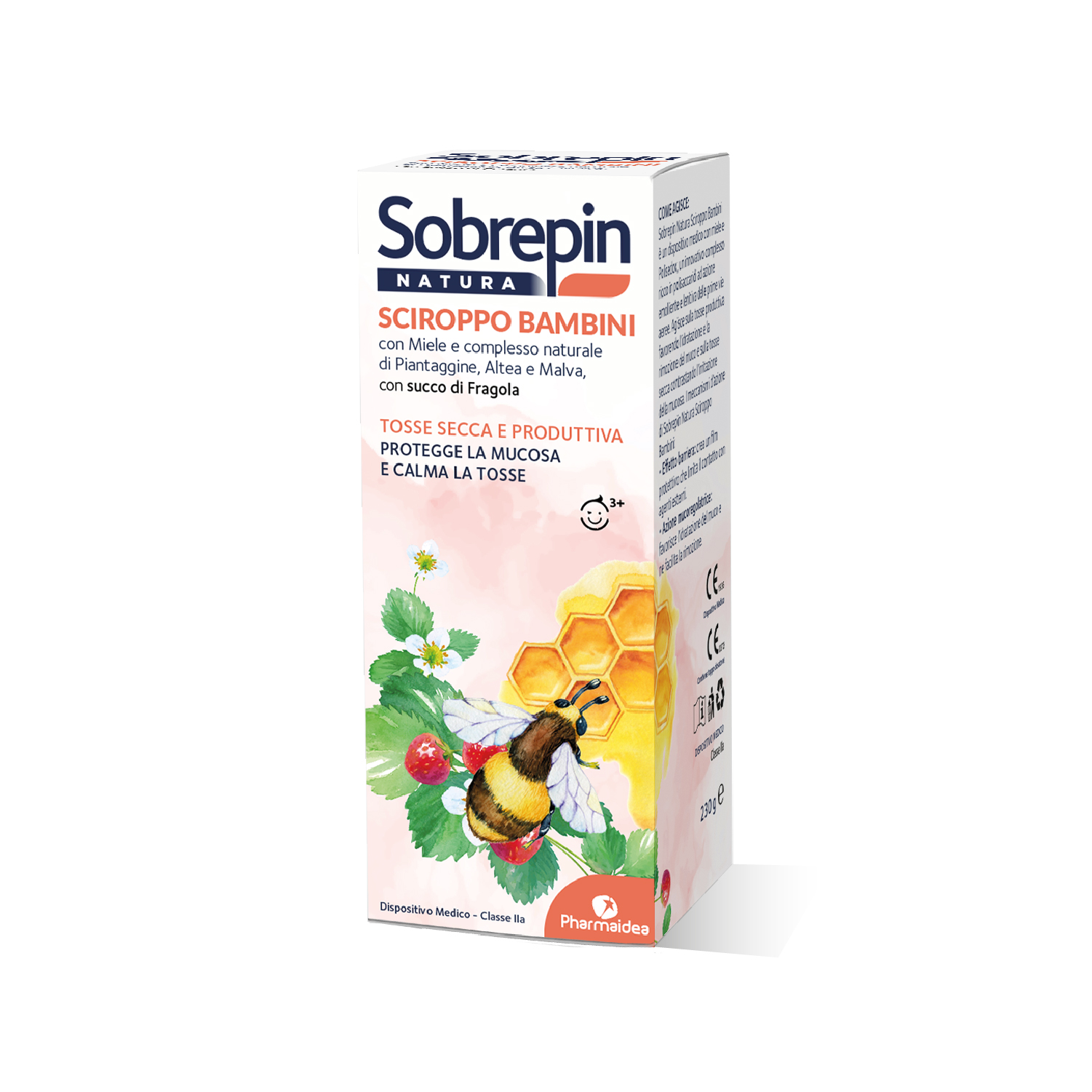 Sobrepin Natura Sciroppo Per Bambini Contro la Tosse 200 ml