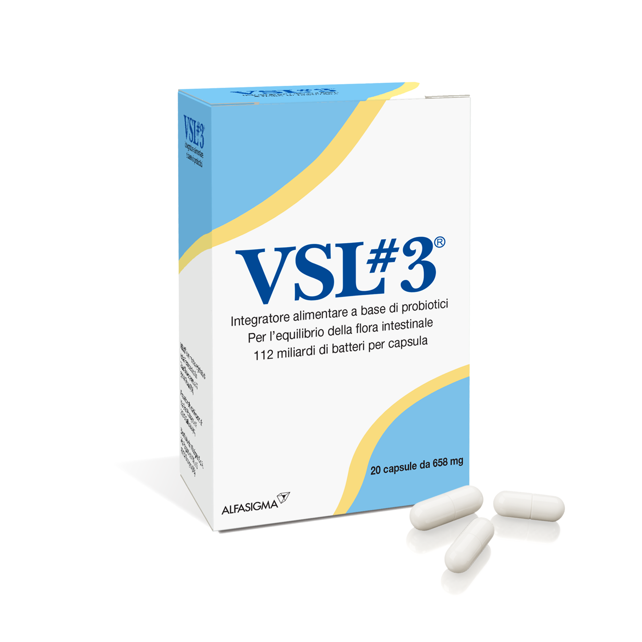 VSL Integratore per l'Equilibrio della Flora Intestinale 20 compresse