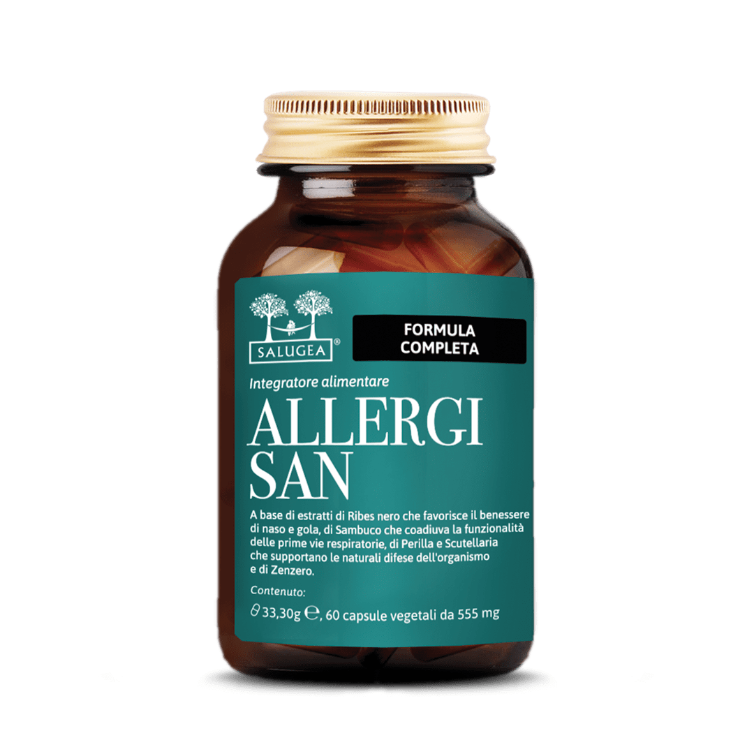 Salugea Allergisan Integratore Naturale per Persone Sensibili agli Allergeni 60 capsule