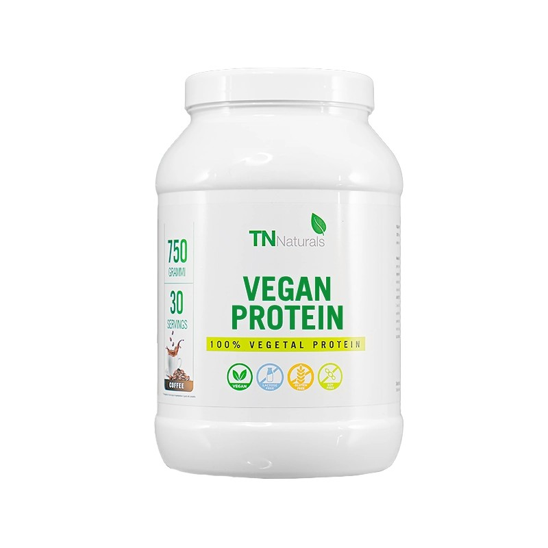 Tsunami Nutrition Vegan Protein Integratore di Proteine Gusto Caffè 750 g