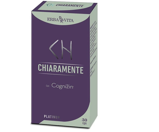 Erba Vita Platinum Chiaramente Integratore per Memoria e Sistema Nervoso 30 Capsule