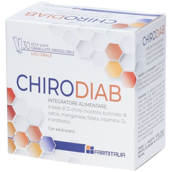 Chirodiab Integratore Fermenti Lattici Buttirato e Folati 30 stick pack