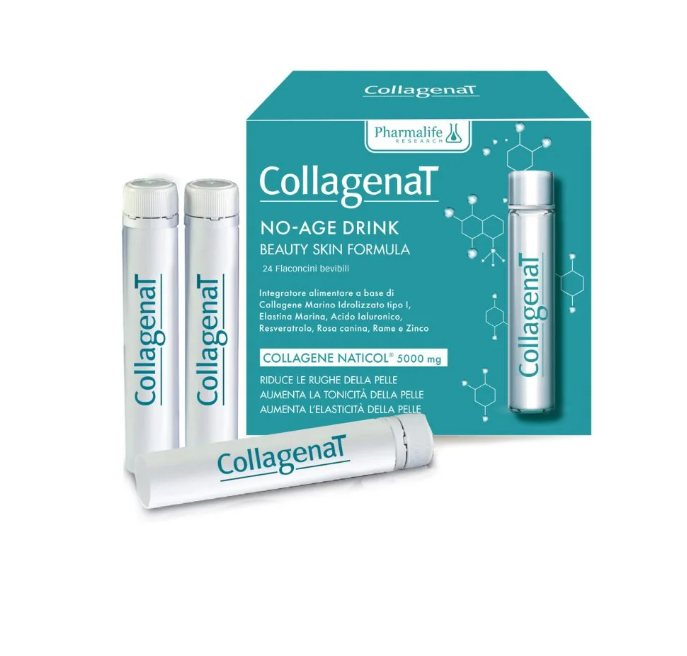 Collagenat No Age Drink Integratore Anti Età 24 Flaconcini
