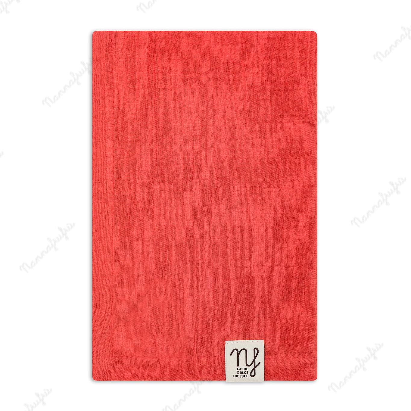 Nannafrufru Mussola Corallo in Cotone