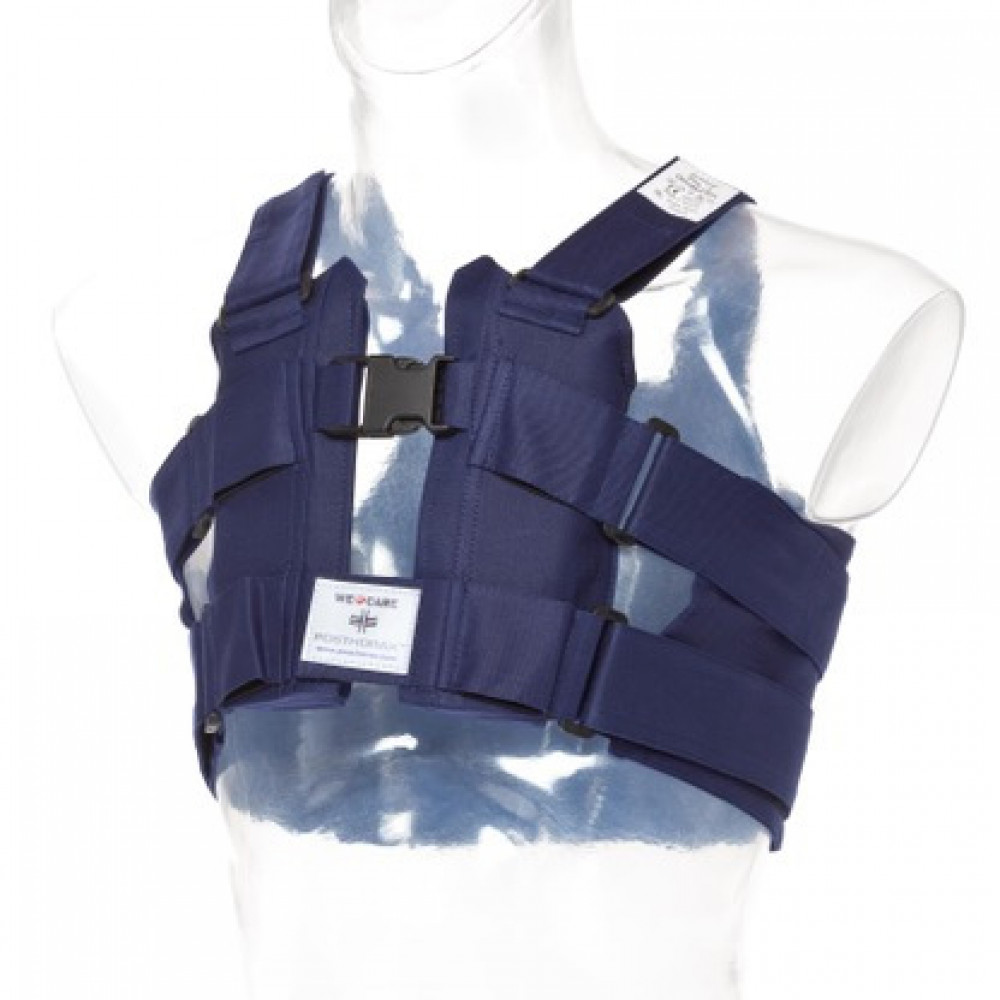 Posthorax Corsetto di Supporto Uomo Blu Misura XL