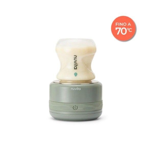 Nuvita Warm70 Scaldabiberon Portatile Universale per Temperatura Fino a 70 gradi 1 Pezzo