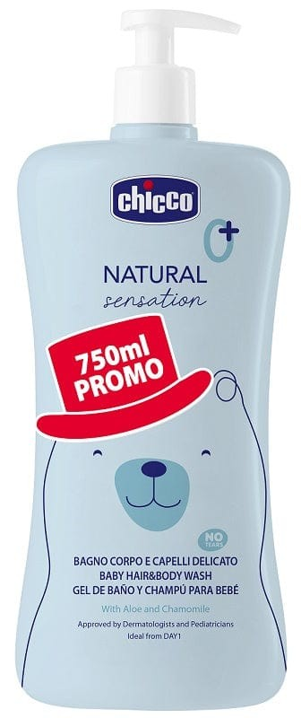 Chicco Natural Sensation Detergente Corpo e Capelli 750 ml Promo