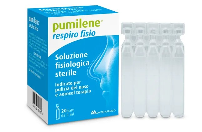 Pumilene Respiro Soluzione Fisiologica 0,9% 20 flaconcini da 5 ml
