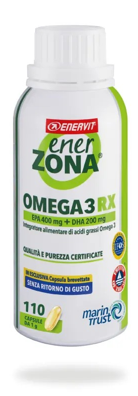 Enerzona Omega 3 RX Integratore di acidi grassi e Omega3 110 capsule Offerta Speciale