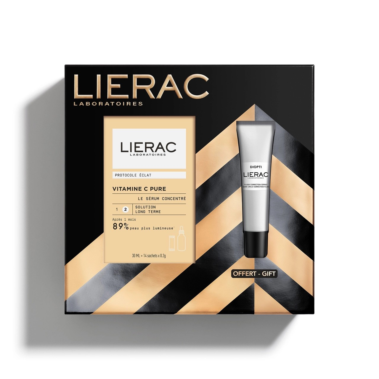 Lierac Protocollo Luminosità Cofanetto Natale Siero Concentrato Edizione Limitata