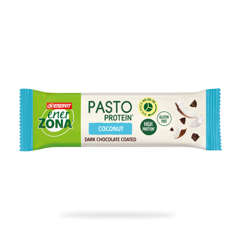 Enerzona Pasto Barretta Proteica Sostituto del Pasto Gusto Coconut 60 g