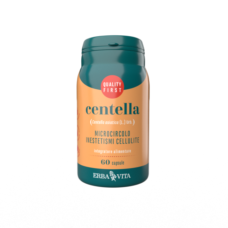 Erba Vita Centella Integratore per il microcircolo e inestetismi della cellulite 60 capsule