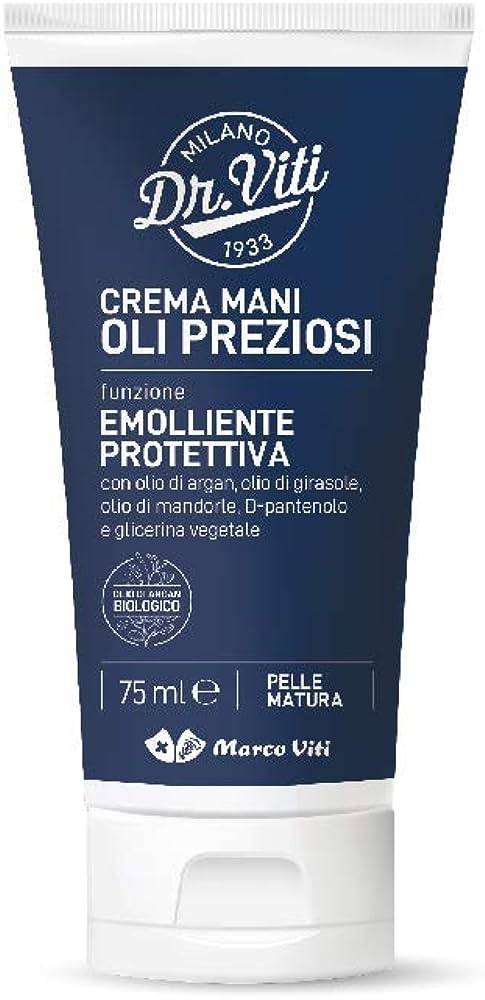 Dr Viti Crema Mani Oli Preziosi per Pelle Matura 75 ml
