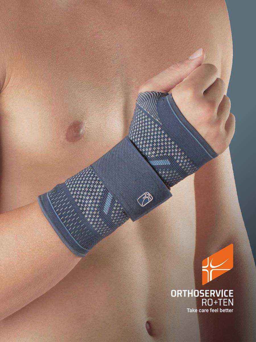 Ro+Ten Manulastik19 Polsiera Elastica in Maglia Polso Sinistro Taglia 4