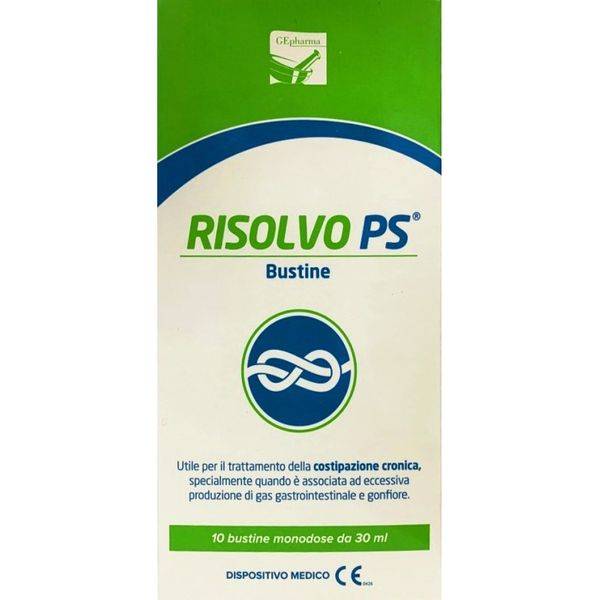 Risolvo PS Trattamento della Costipazione Cronica 10 buste da 30 ml