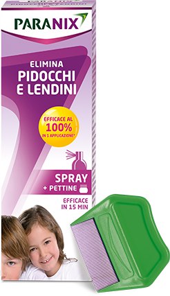 Paranix Spray Trattamento Antipediculosi 100 ml + Pettine Regolamento MDR