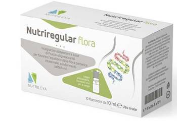 Nutrileya Nutriregular Flora Integratore di Fermenti Lattici 10 flaconcini