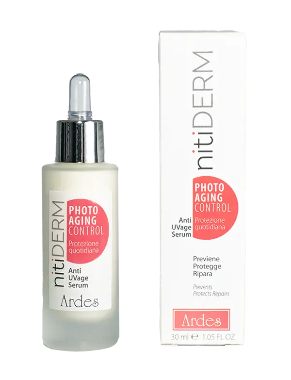 Ardes Nitiderm Photo Aging Control Serum Siero Viso Antiage SPF50+ 30 ml