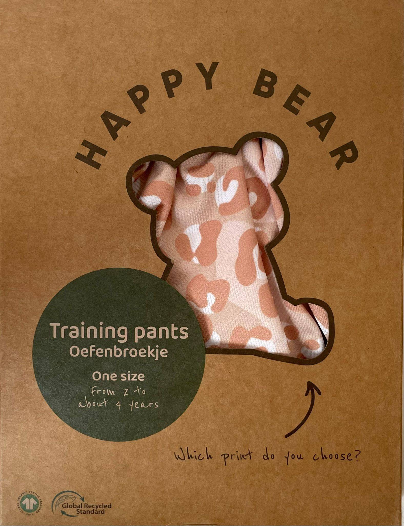 Tatanatura Happy Bear Mutandine Trainer Fantasia Ruggito per Bambini dai 2 ai 4 anni