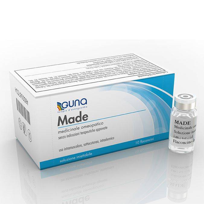 Guna Made Omeopatico per rughe del viso 10 fiale x 2 ml