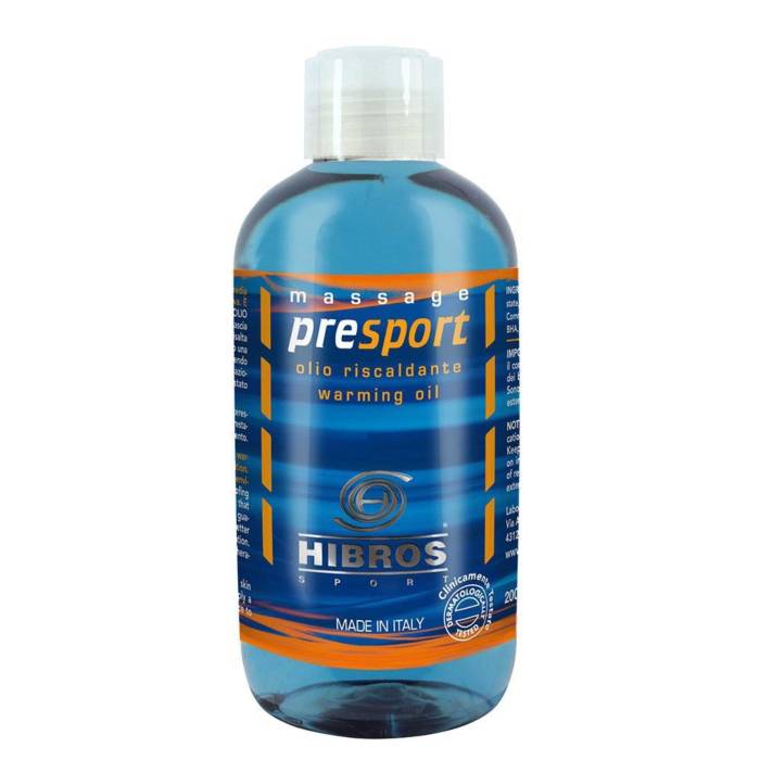 Hibros Presport Olio riscaldante Medio 200 ml